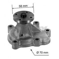 помпа Opel Astra F, G, Corsa B, Combo, Vectra B 1.7D/TD  (AIRTEX)