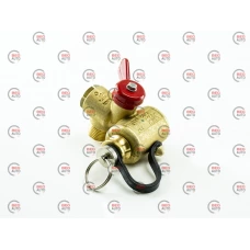 ЗЗП метан з флажком під трубку D6 (M12x1) +адаптер латун. з заглушкою, Emer