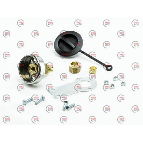 ЗЗП пропан (заправ. пристрій) Tomasetto виносний з кронштейном і кришкою (під термопластикову трубку