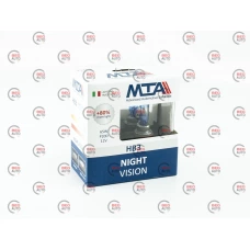 лампа НВ3 12V 65W MTA Night Vision +80% (2шт)