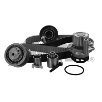 ремкомплект ГРМ (ремень+ролики+помпа) VW Golf, Passat, Tiguan, Skoda, Audi 2.0TDI 05->  (AIRTEX)