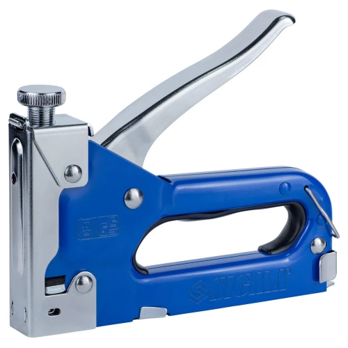 степлер будівельний під скобу 4-14мм синій Sigma