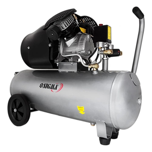 компресор 2-х поршн 50л 2 вих, 230В, 2.5 кВт, 455 л/хв, 10 атм (на замовлення)