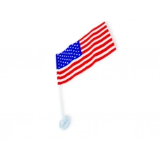 флажок "США" (ткань нейлон) с присоской (10см*15)