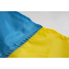 флаг "УКРАИНА" 70*105см (ткань нейлон)