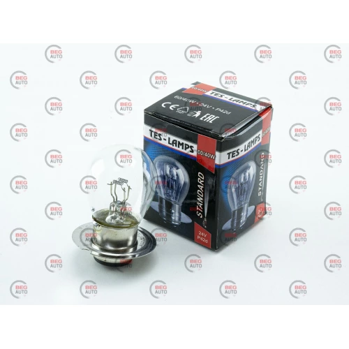 лампа тракторна проста у фару 2-конт. 24В Tes-Lamps