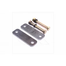 серьги рессор Газель 2 щеки+2болта в кор. (ДК)