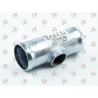 патрубок радіатора ГАЗ-3110 метал. прямий під ТМ-108  10см відцинк.