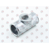 тройник датчика включ. вентилятора (38мм) алюминий