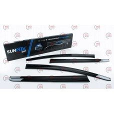 ветровик Mitsubishi L 200 2015-2019 Storm (скотч) Sunplex