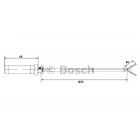 датчик ABS зад. MB Sprinter 00-06  (BOSCH)
