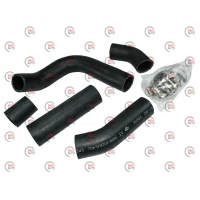 патрубок радиатора ГАЗЕЛЬ  (402) AT +хомуты