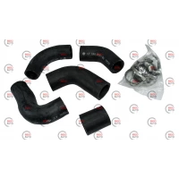 патрубок радиатора ГАЗЕЛЬ  (406) 5шт AT +хомуты