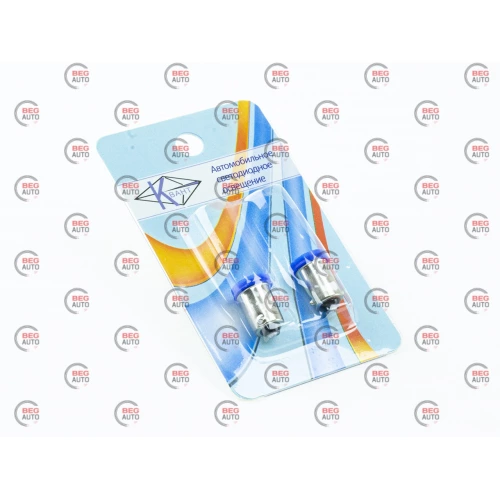 Світлодіодна лампа А 12-4 лазер.  BLUE  0,45W 1smd 5050