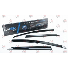 ветровик Renault Logan I сед 2004-2013 (скотч) Sunplex