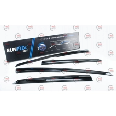 ветровик Toyota Prius 2015-2022 (скотч) Sunplex