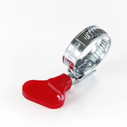 хомут оцинкованный  9мм  12-20мм "с бабочкой"