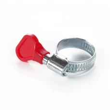 хомут оцинкованный  9мм  12-20мм "с бабочкой"