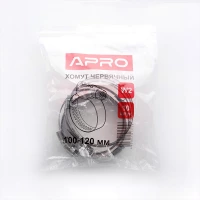 хомут нержавеющий   9мм Apro 100-120мм