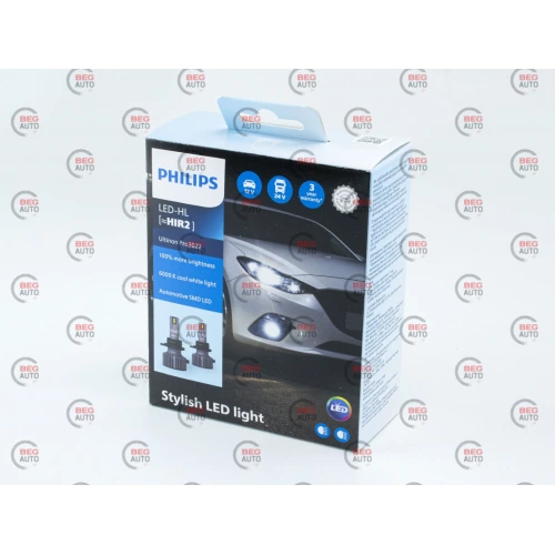 лампа LED-HL HIR2 12V-24V Ultinon PRO3022 6000K +100% PHILIPS