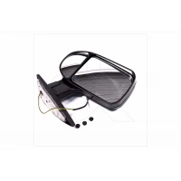 дзеркало зовнішнє Газель н/з ліве (із поворот.) <ДК> чорний глянець