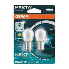 лампа  A 12V 21W Osram DC матова (зміщений цоколь) (2шт)