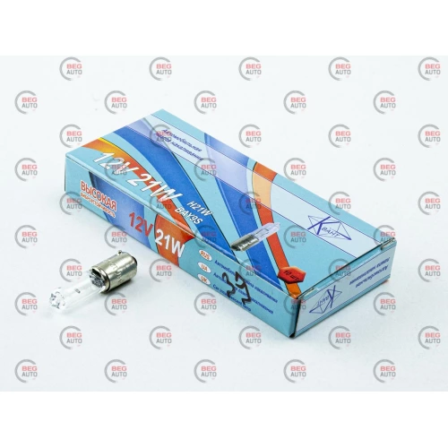 лампа  A 12V 21W КВАНТ галогенная лампа