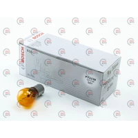лампа  A 12V 21W BOSCH Yellow зміщений цоколь ECO