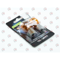 лампа  A 12V 21W Tes-Lamps Amber зміщений цоколь (2 шт)
