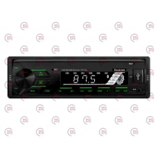 магнитола Fantom FP-024 FM/USB/microSD/AUX/MP3/WMA/Bluetooth/зеленая подсв. "питание 24В"