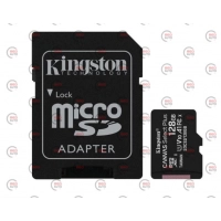 карта пам'яті microSDHC 128Gb class 10 (adapter SD)  Kingston до R100MB/s