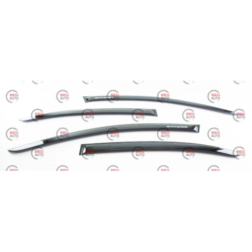 ветровик Hyundai Accent сед 2006-2010 (скотч) AV-Tuning
