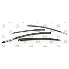 ветровик Hyundai Accent сед 2010-2017, Solaris (скотч) ANV