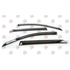 ветровик Hyundai Santa Fe 2012-2018 (скотч) ANV