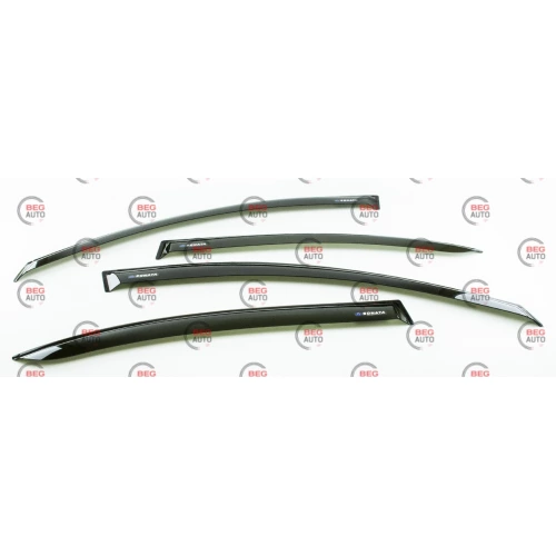 ветровик Hyundai Sonata 2004-2009 (NF) (скотч) ACRYL-AUTO