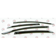 ветровик Hyundai Sonata 2014-2019 (LF) (скотч) ACRYL-AUTO