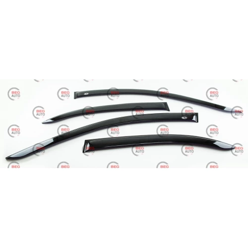ветровик Kia Cerato I сед 2004-2008 (скотч) AV-Tuning