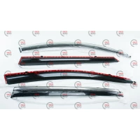 ветровик Kia Optima / K5 2015-2020 (скотч) TopVisor  c хром молдингом