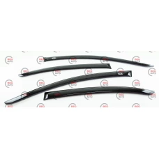 ветровик Kia Rio II сед 2005-2011 (скотч) AV-Tuning