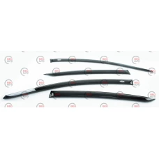 вітровик Kia Rio III сід 2011-2017 (скотч) AV-Tuning