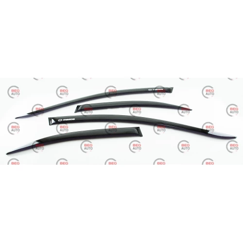 ветровик Mazda 6 сед 2002-2008 (скотч) AV-Tuning