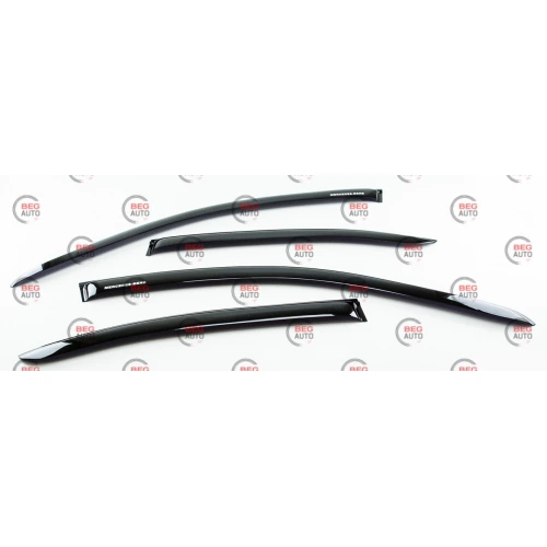 ветровик Mercedes E-klasse W-211 сед 2002-2009 (скотч) AV-Tuning