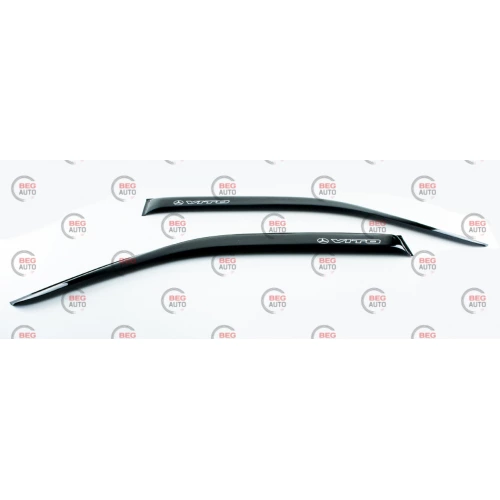 ветровик Mercedes Vito I 1996-2003 (скотч) AV-Tuning широкий 12,5 см