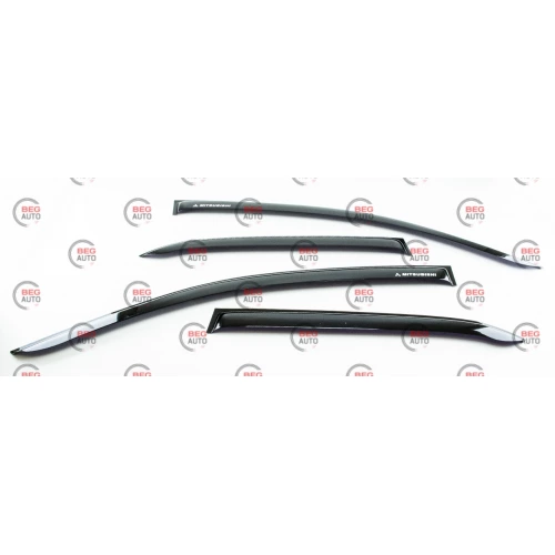 ветровик Mitsubishi Lancer  9 сед 2003-2009 (скотч) AV-Tuning