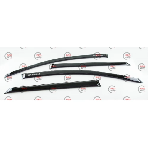 ветровик Nissan Qashqai I 2006-2014 (скотч) AV-Tuning
