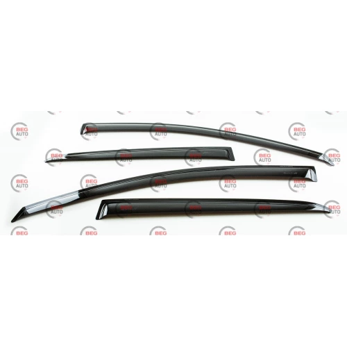 ветровик Nissan Tiida сед 2004-2014 (скотч) ANV