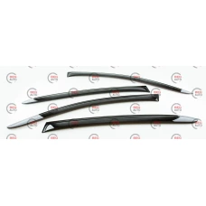 ветровик Opel Astra H сед 2007-2010 (скотч) ANV