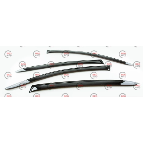 ветровик Opel Astra H сед 2007-2010 (скотч) ANV