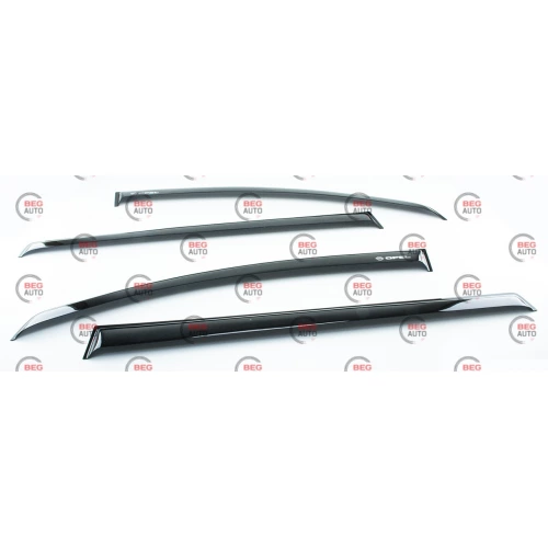 ветровик Opel Zafira B 2005-2011 (скотч) AV-Tuning