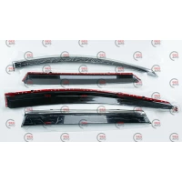 вітровик Renault Kadjar 2015-2022 (скотч) TopVisor  з хром. молдингом